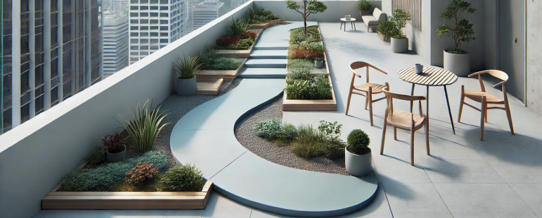 a refreshing open-air setting